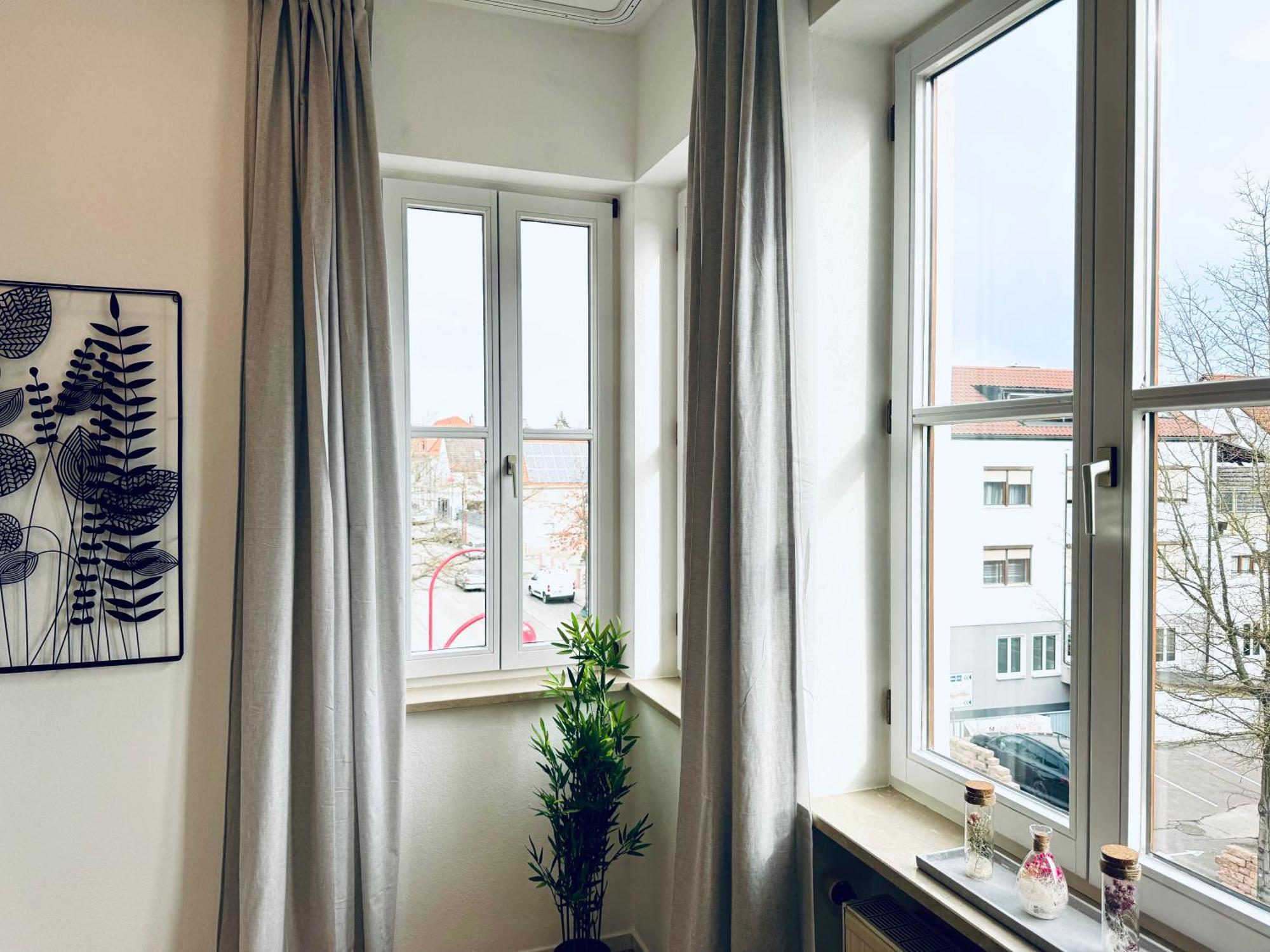 Apartment E&k Living - - Design - Kitchen - Free Parking Gersthofen