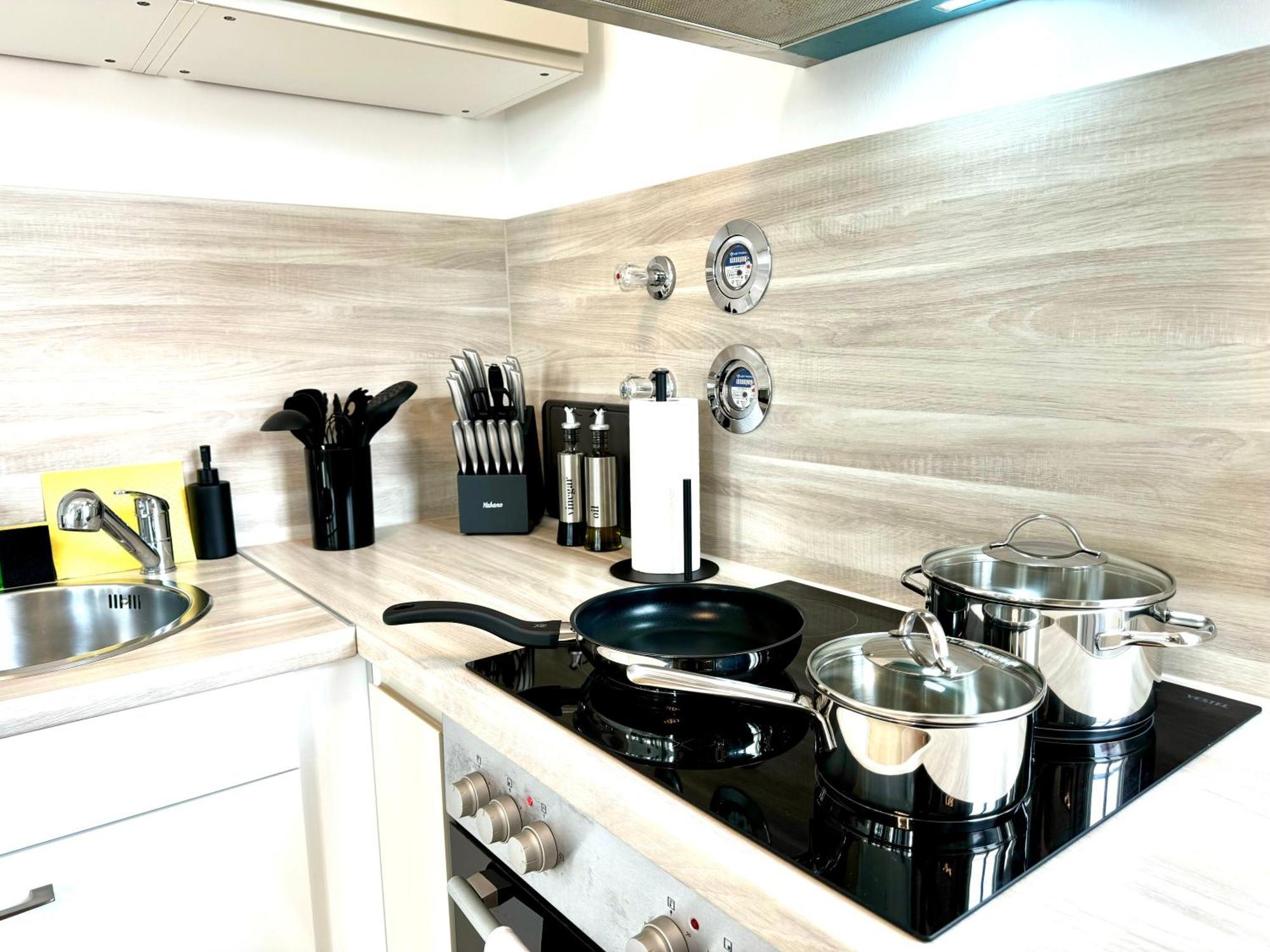 Apartment E&k Living - - Design - Kitchen - Free Parking